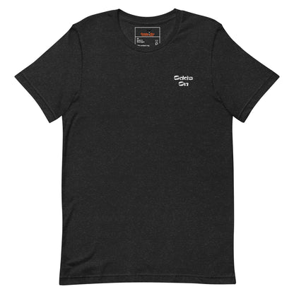 Vintage Odds On White Logo on Black Short Sleeve Tee